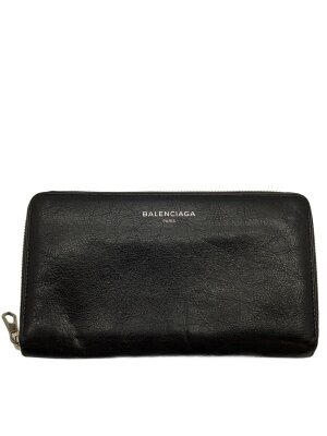 BALENCIAGA(バレンシアガ) / 長財布/羊革/BLK/無地/レディース/354958