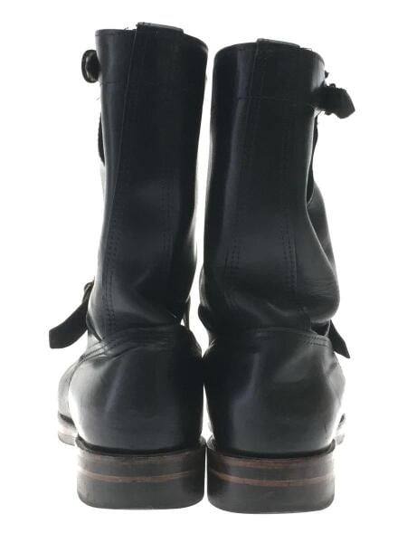 RRL黒 レザー ワークブーツ