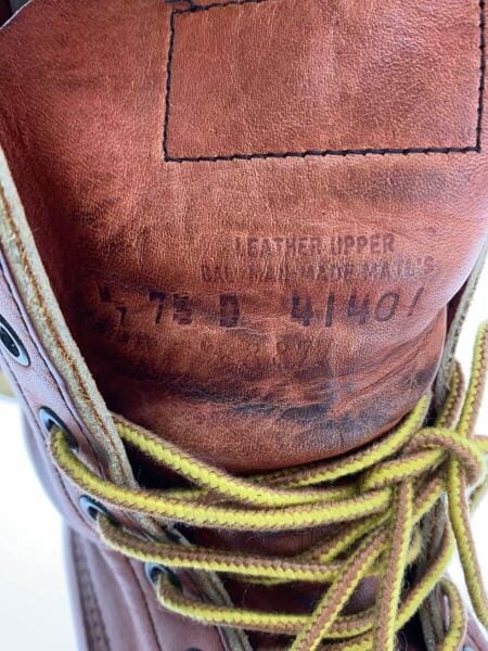 RED WING(レッドウィング) / レースアップブーツ/US7.5/BRW/レザー