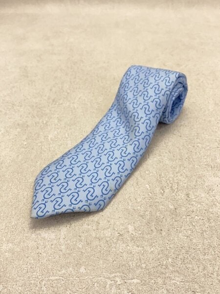 HERMES(エルメス) / ネクタイ/シルク/BLU/総柄/メンズ// | 中古品の HERMES(エルメス) / ネクタイ/シルク/BLU/総柄/メンズ// | 中古品の