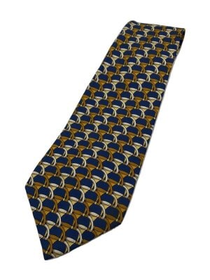 GUCCI(グッチ) / ネクタイ/シルク/NVY/総柄/メンズ/545078 4e002