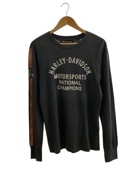 Harley Davidson ロンT ハーレーT 袖プリ HARLEY DAVIDSON(ハーレーダヴィッドソン) / 長袖Tシャツ/S/コットン