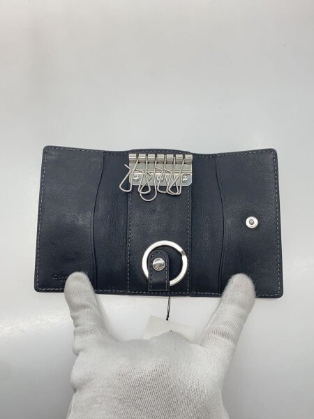新品未使用　COACH ブラック レザー キーケース COACH(コーチ) / キーケース/レザー/BLK/無地/メンズ | 中古品の販売
