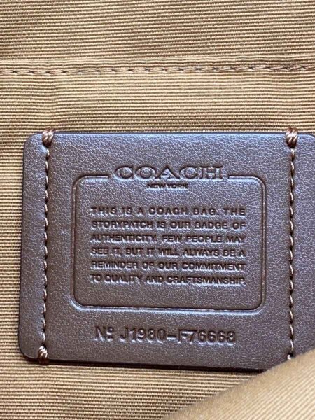 COACH(コーチ) / ショルダーバッグ/レザー/CML/無地/F76668 | 中古品の