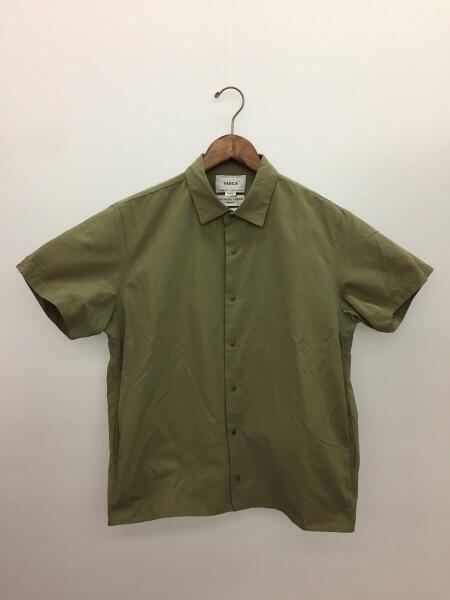 YAECA(ヤエカ) / COMFORT SHIRT RELAX SQUARE S/S/半袖シャツ/M/カーキ 