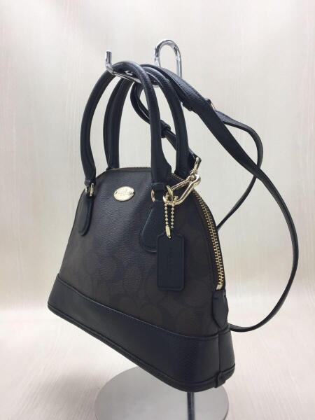 COACH(コーチ) / ショルダーバッグ/PVC/BRW/総柄/F34083/ミニコーラ 
