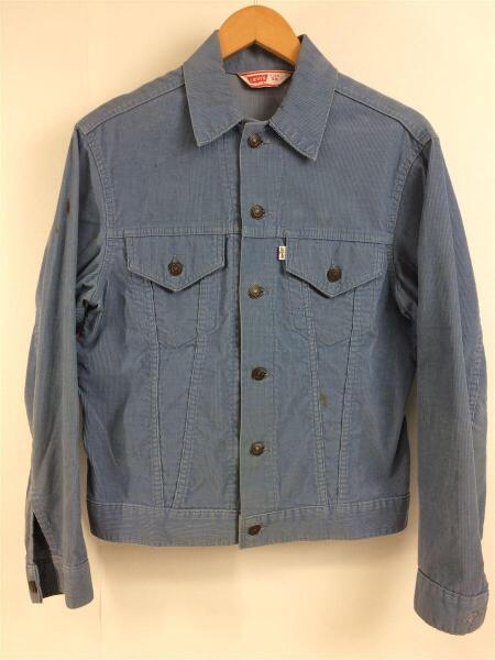 良好 70年代 リーバイス コーディロイ 70505 1512 水色 Gジャン