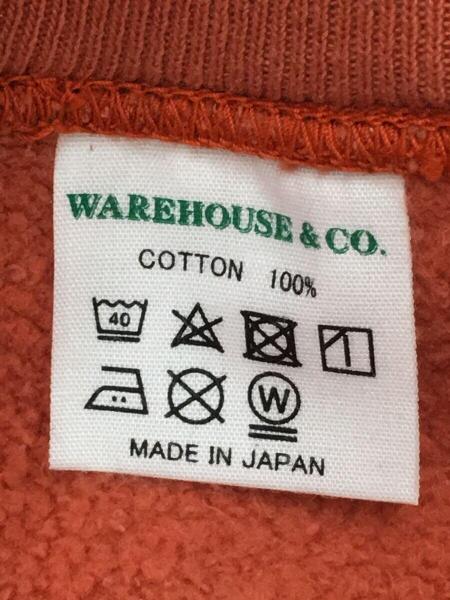 WAREHOUSE(ウェアハウス) / スウェット/44/コットン/オレンジ | 古着の 