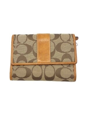 COACH(コーチ) / 2つ折り財布/PVC/BRW/総柄/レディース/F76857 | 中古