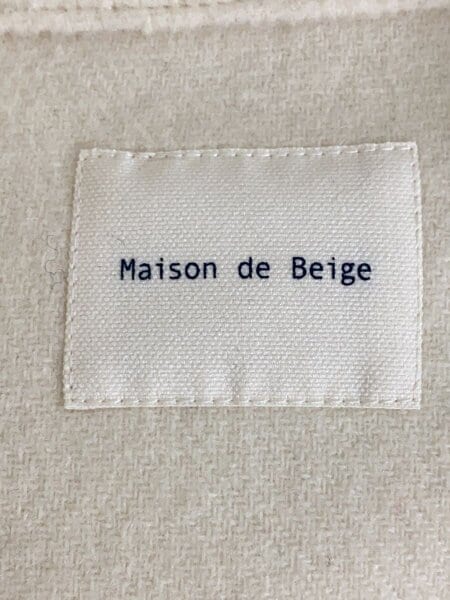 Maison de Beige / メゾンドベージュ/ダッフルコート/9/ウール/クリーム/71-94111401 Maison de Beige(メゾンドベージュ) / メゾンドベージュ/ダッフル