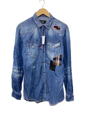 DSQUARED2(ディースクエアード) / 長袖シャツ/46/コットン/IDG