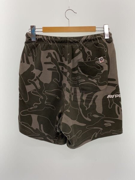 A BATHING APE / ショートパンツ/M/コットン/グリーン/カモフラ/AAPSPMA655XXK A BATHING APE(アベイシングエイプ) / ショートパンツ/M/コットン