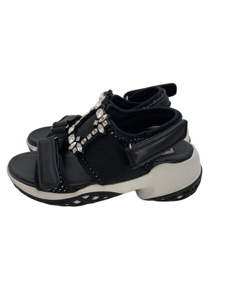 Roger Vivier サンダル EU35(21.5cm位) 黒 【古着】【】 靴/シューズ