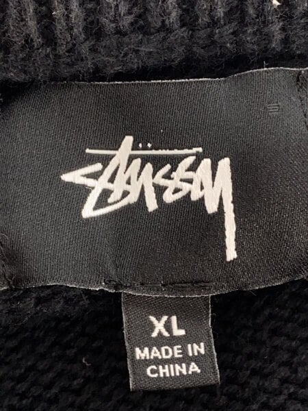 STUSSY(ステューシー) / ニット・セーター(厚手)/XL/コットン/ブラック 