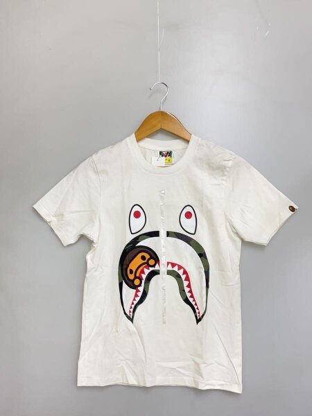 A BATHING APE(アベイシングエイプ) / Tシャツ/XS/コットン/ホワイト 