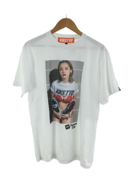 KIKS TYO(キックスティーワイオー) / Tシャツ/L/コットン/WHT/プリント 