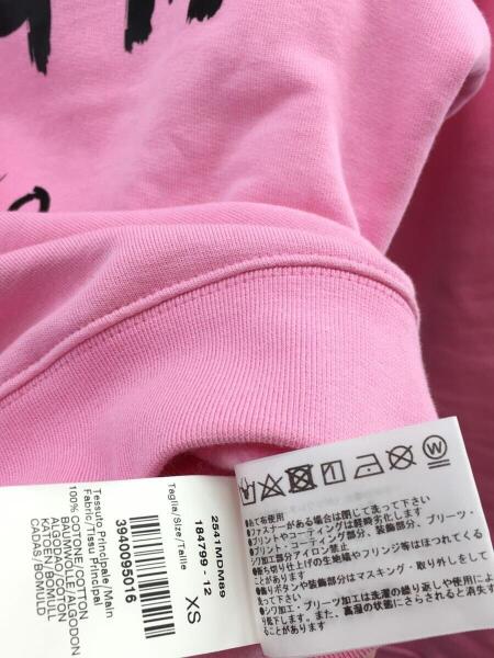 MSGM(エムエスジーエム) / スウェット/XS/コットン/ピンク/2541MDM89 