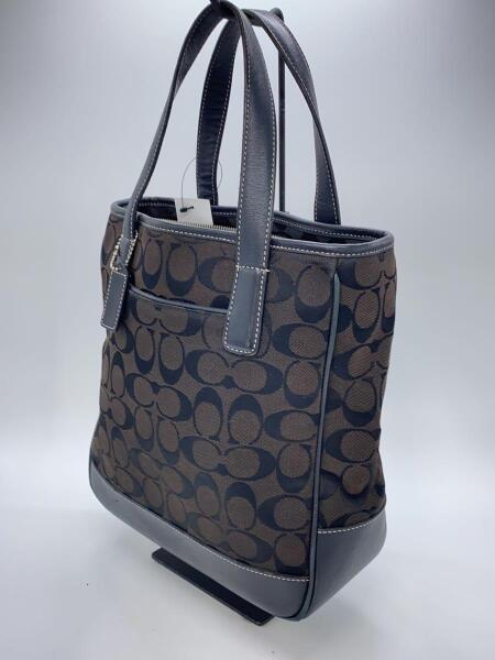 COACH(コーチ) / ハンドバッグ/--/ブラウン/6092/シグネチャー/角スレ 