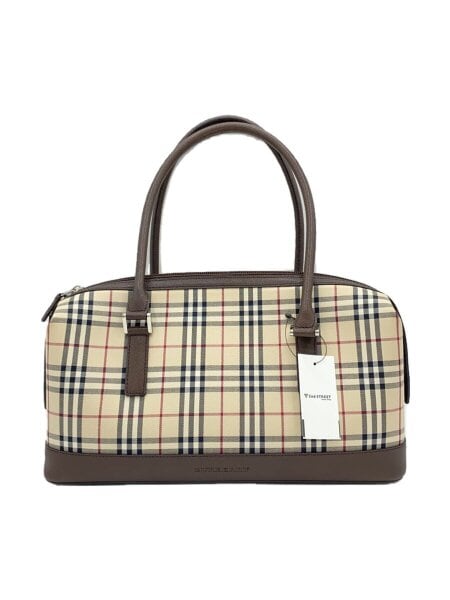 133-⑮​BURBERRY GOLF ハンドバッグ ノバチェック 133-⑮​BURBERRY