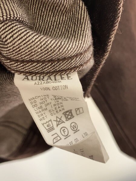 AURALEE(オーラリー) / 22AW/Bshop別注/EXCLUSIVE HARD TWIST DENIM 