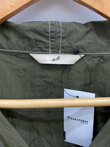 mill(ミル) / ナイロンジャケット/L/ナイロン/カーキ/無地/M22-1-003