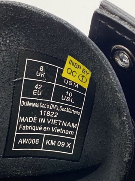 Dr.Martens(ドクターマーチン) / レースアップブーツ/UK8/BLK/11822