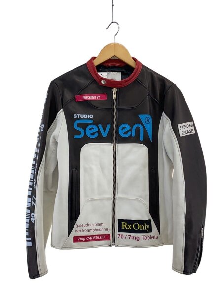 STUDIO SEVEN スタジオセブン ライダースジャケット レザー STUDIO SEVEN(スタジオセブン) / レザージャケット・ブルゾン/S/羊革