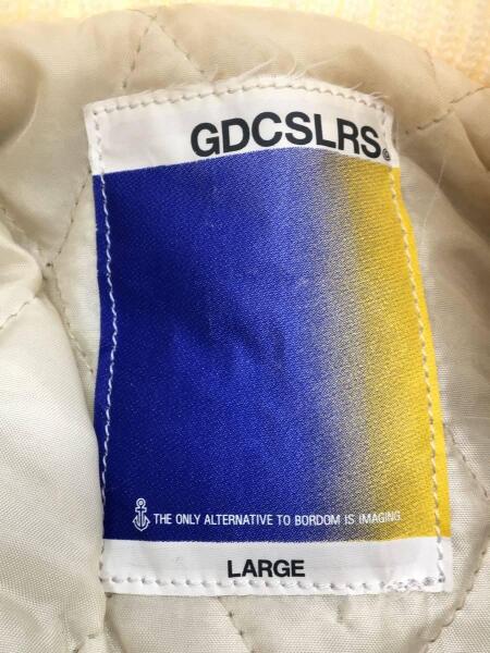 美品　GDC グランドキャニオン　スタジャン ネイビー/ホワイト　レザー　S GDC(GRAND CYANION)(ジーディーシー(グランドキャニオン)) / ジー
