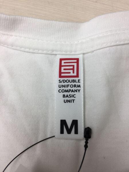 S/DOUBLE(エスダブル) / Tシャツ/M/コットン/WHT | 古着の販売・通販 