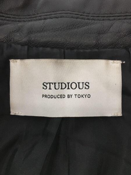 【ほぼ未使用】STUDIOUSのダブルライダースジャケット STUDIOUS(ステュディオス) / 207052002/ダブルライダースジャケット/1