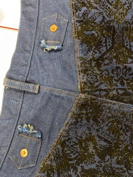 NICENESS(ナイスネス) / 23AW/F.SADDLE/ボトム/S/コットン/NVY/NN