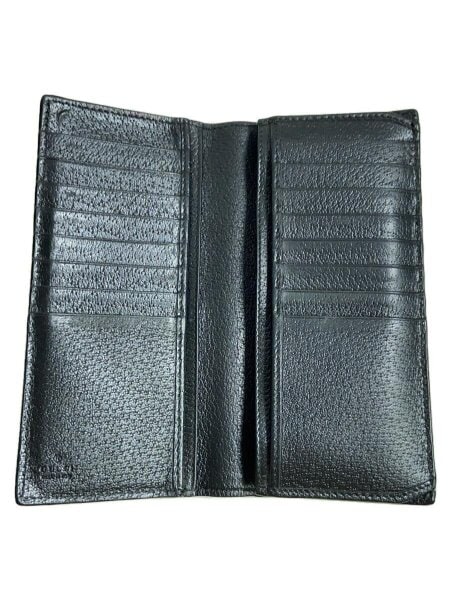 GUCCI(グッチ) / 長財布_GGマーモント/レザー/ブラック/メンズ/箱なし
