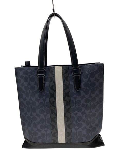 COACH(コーチ) / シグネチャービッグトートバッグ/--/NVY/総柄/6707