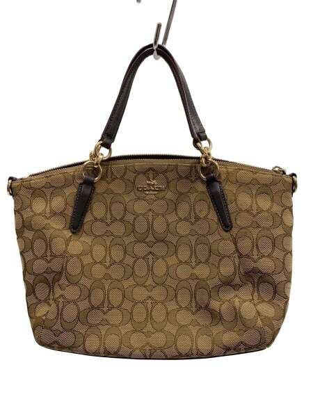 COACH(コーチ) / シグネチャー2wayショルダーバッグ/--/BEG/総柄 