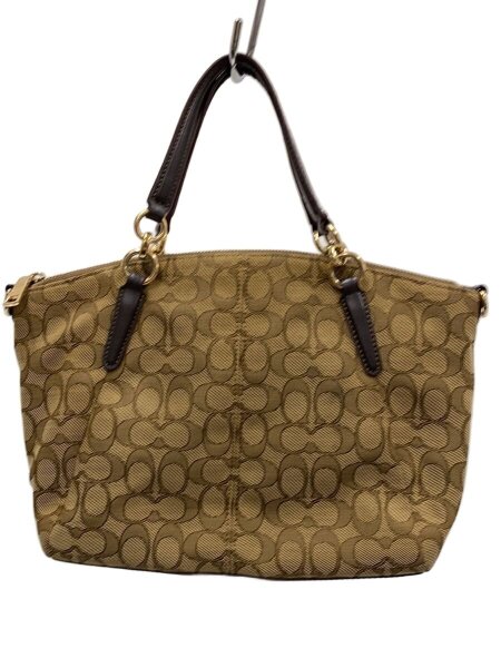 COACH(コーチ) / シグネチャー2wayショルダーバッグ/--/BEG/総柄 