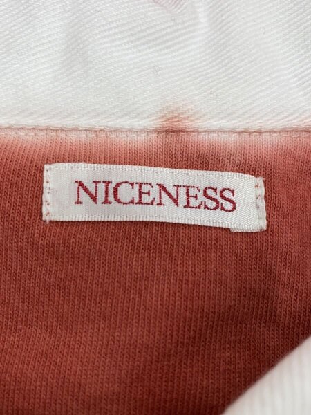 NICENESS(ナイスネス) / MOORE別注染め/ポロシャツ/L/コットン/ORN/NN