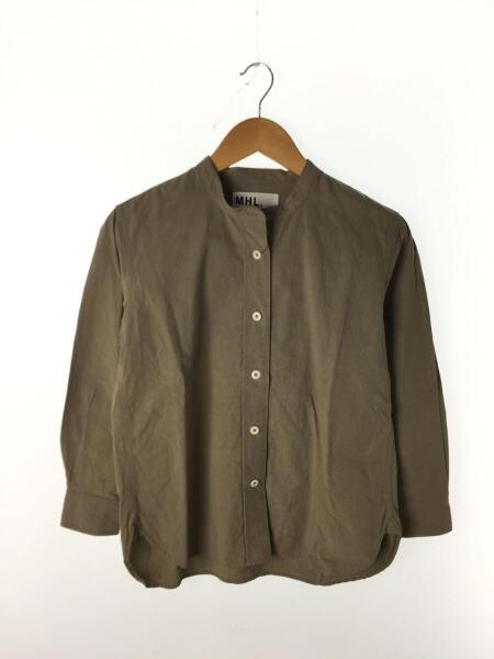 MHL.(エムエイチエル) / 20SS/COTTON LINEN PLAIN WEAVE//バンドカラー 