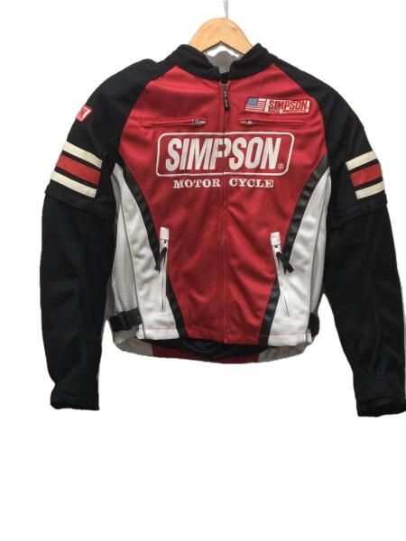 SIMPSON シンプソン ライダースジャケット L ポリコットン　美品ですが訳アリ Simpson メッシュジャケット Lサイズ SIMPSON シンプソン