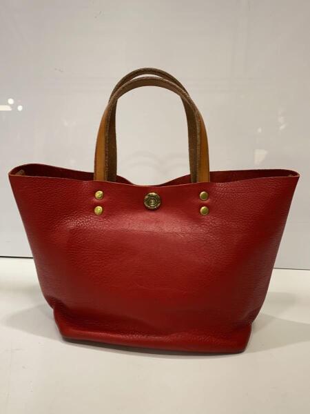 La crie(ラクリエ) / トートバッグ/レザー/RED/無地 | 中古品の販売 