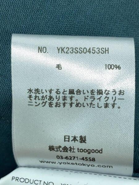 YOKE(ヨーク) / 23SS/STITCHED MINIMAL WOOL SHIRT/長袖シャツ/1