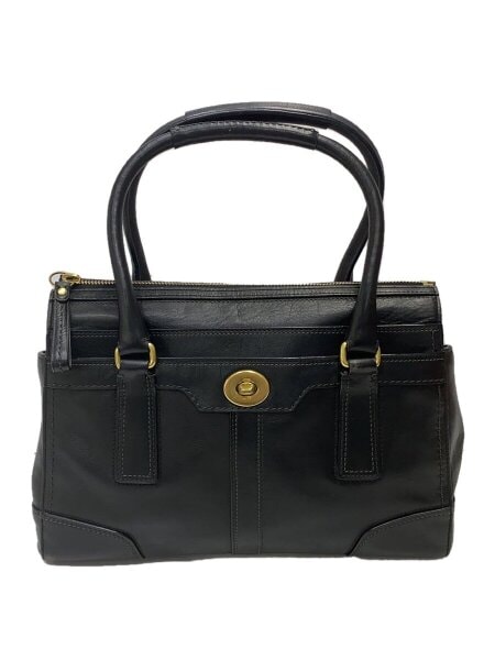 COACH(コーチ) / ハンドバッグ/ターンロック/レザー/BLK/D0793-11047