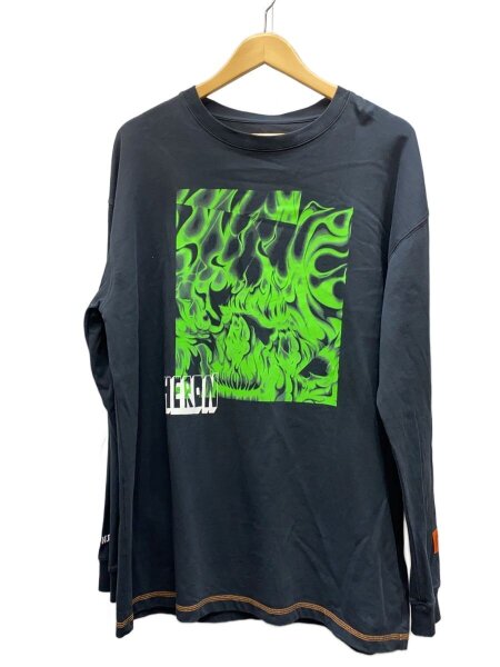 HERON PRESTON ヘロンプレストン Tシャツ ロンT 希少 レア HERON 