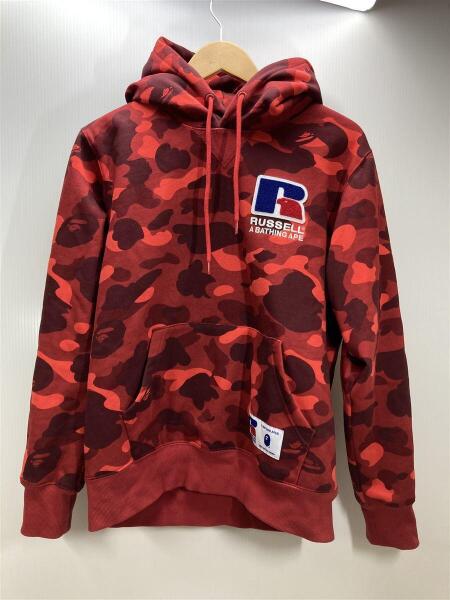 A BATHING APE(アベイシングエイプ) / パーカー/L/コットン/レッド 