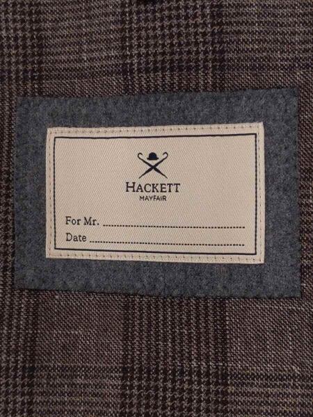 HACKETT(ハケット) / テーラードジャケット/40/ウール/BRW/チェック 