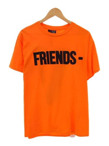 VLONE(ヴィーロン) / Tシャツ/M/コットン/オレンジ/FRENDS TEE | 古着 