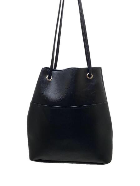 CLANE(クラネ) / トートバッグ/レザー/BLK/無地 | 中古品の販売・通販 