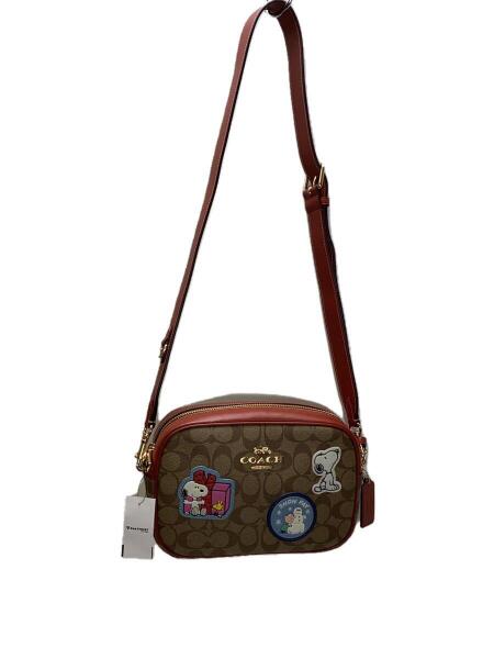 COACH(コーチ) / ×PEANUTS/スヌーピー/ショルダーバッグ/レザー/BRW 