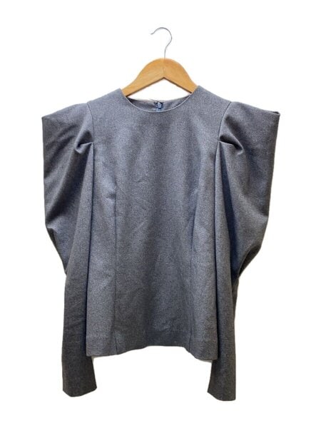 cygne 即完売Cygne シーニュ Manon とんがりパフtops グレー とんがり