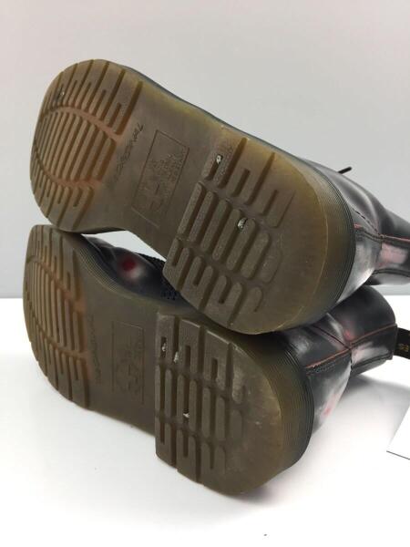 一回着用Dr. Martens ターコイズブルーレースアップシューズUK6 レース