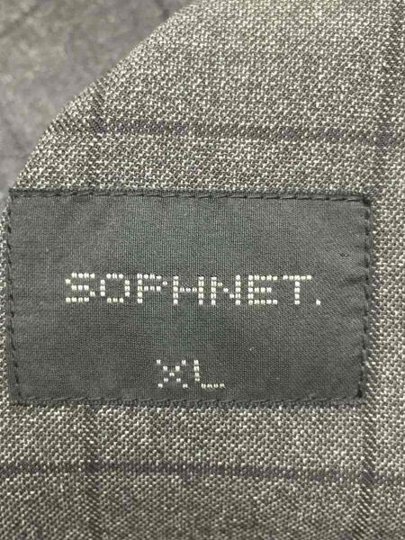 SOPHNET.(ソフネット) / 19SS/TRIXION WINDOWPANE STRETCH GOWN SHIRT 